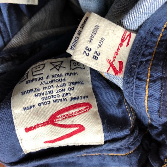 Seven 7 Jeans Blue Denim Fashion Designer Sz 28 x 32 Straight  fit - Picture 4 of 5